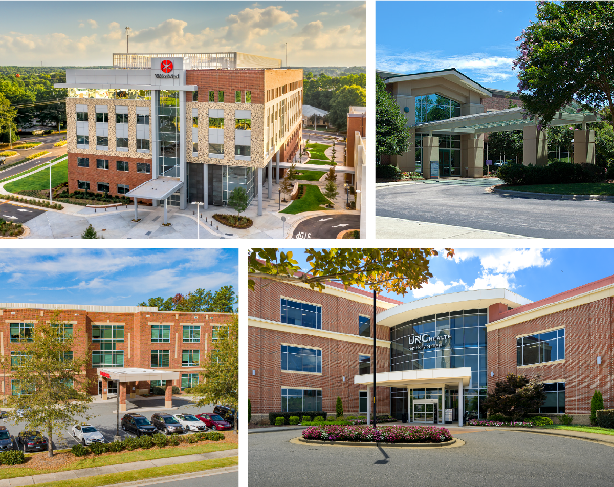 web collage raleigh grid of buildings